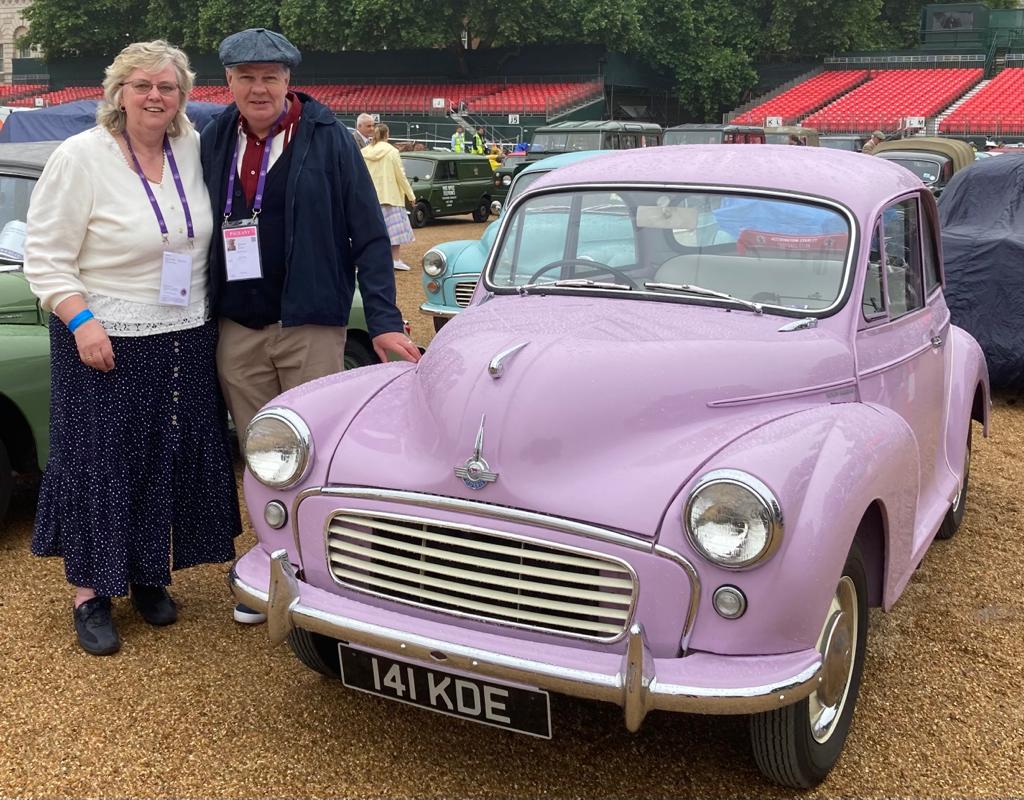 Accrington Stanley banner in back of car driven in Jubilee Pageant - Vimarsana News