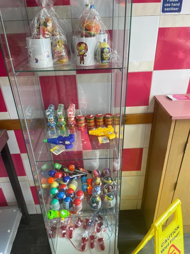 Lancashire Telegraph: They also sell sweets with toys