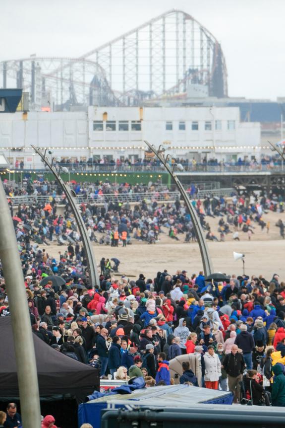 Lancashire Telegraph: Crowds at the Blackpool Air Show in 2019. (Photo: Visit Blackpool) Lancashire Telegraph: Crowds at the Blackpool Air Show in 2019. (Photo: Visit Blackpool)