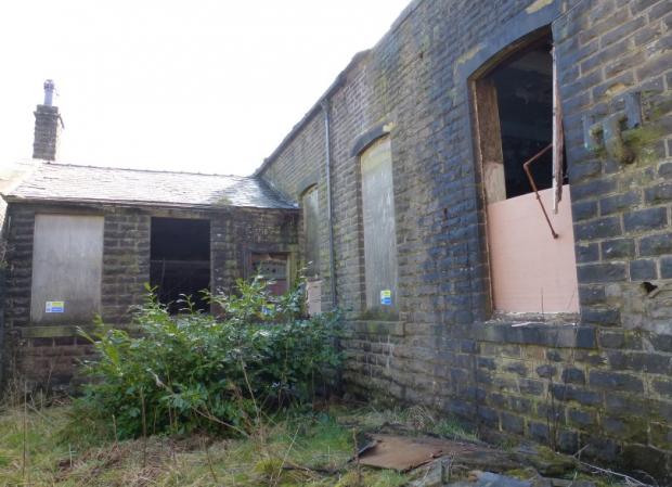 Lancashire Telegraph: The former Sunday School building at the rear