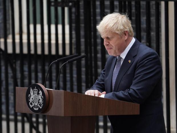 Lancashire Telegraph: Boris Johnson resigned as Prime Minister last week. Pic: PA