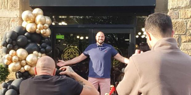 Lancashire Telegraph: Tyson Fury at the Sultan Experience of Lancaster grand opening