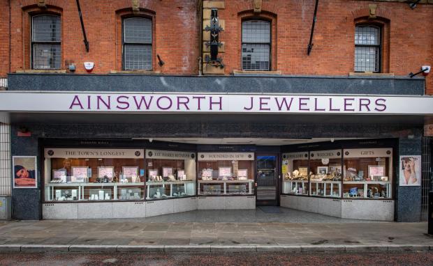 Lancashire Telegraph: Ainsworth Jewellers on Darwen Street, Blackburn