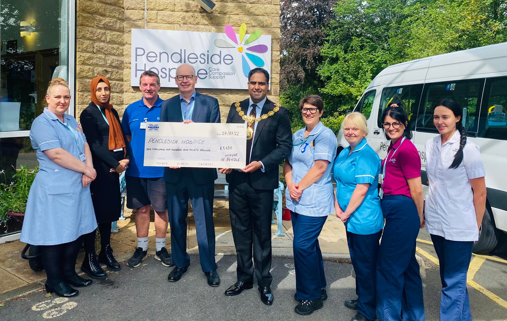 Pendleside Hospice first to benefit from donation pledge from mayor - Vimarsana News