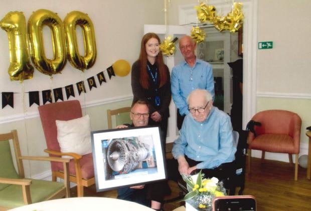 Lancashire Telegraph: Another photo of William at Grange Care Home