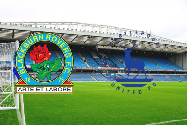Rovers are in Carabao Cup action against Hartlepool United at Ewood Park