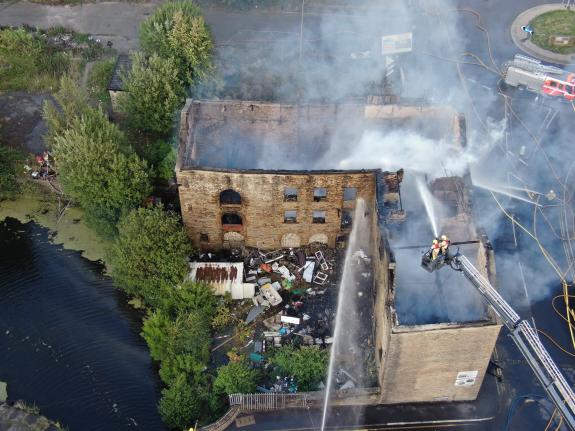 Lancashire Telegraph: Image: LFRS Drone Lancashire Telegraph: Image: LFRS Drone