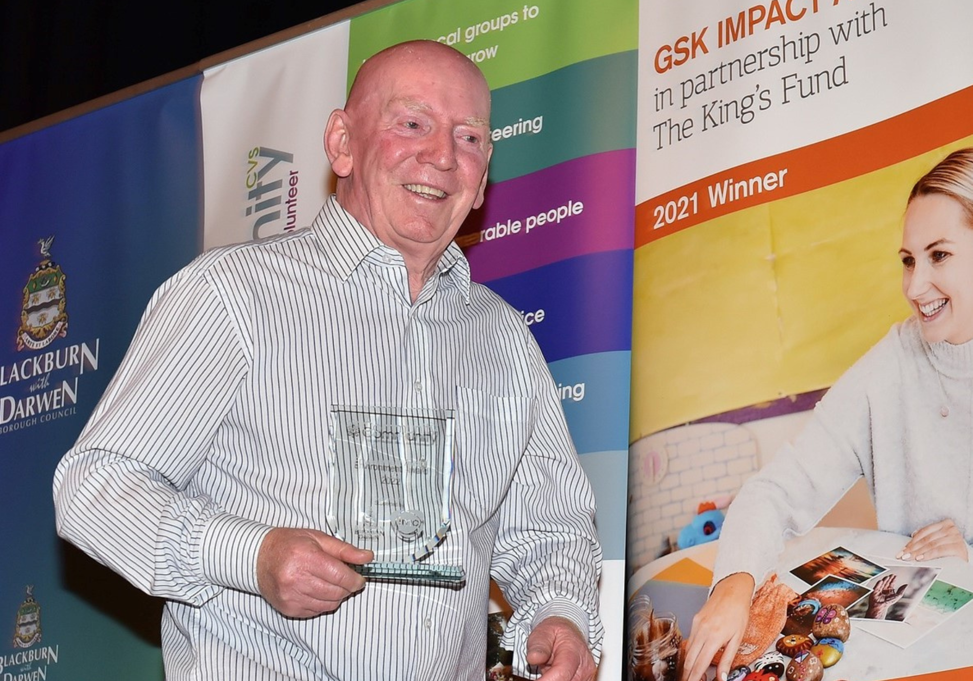 Widower who volunteers at East Lancashire Hospice wins award