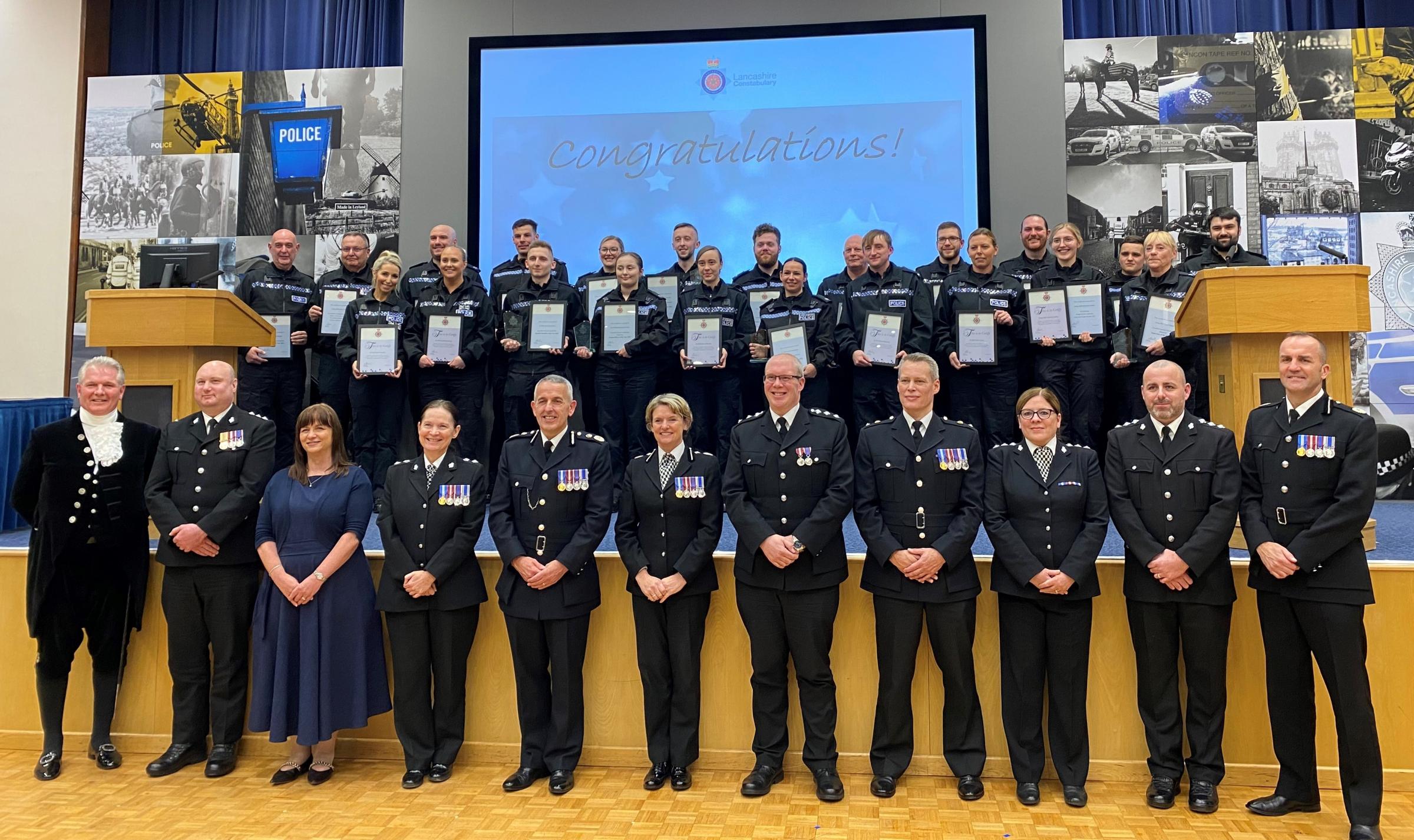 Lancashire Constabulary Specials recognised in awards ceremony