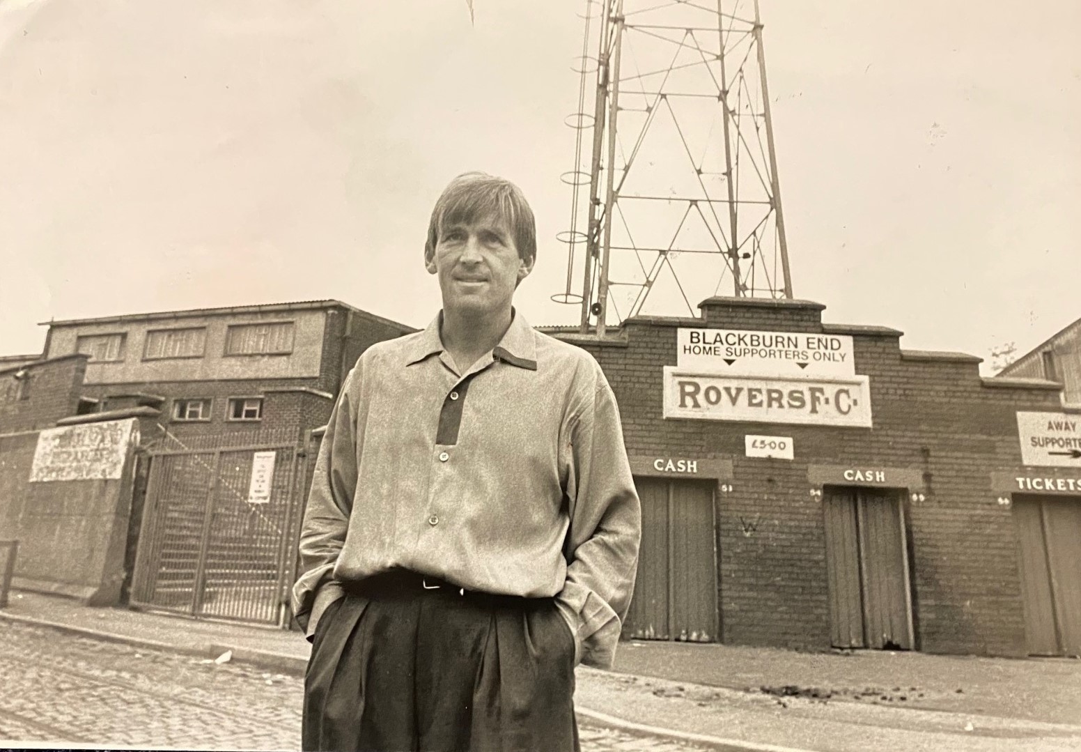 Photo of Kenny Dalglish on first day as Blackburn Rovers boss