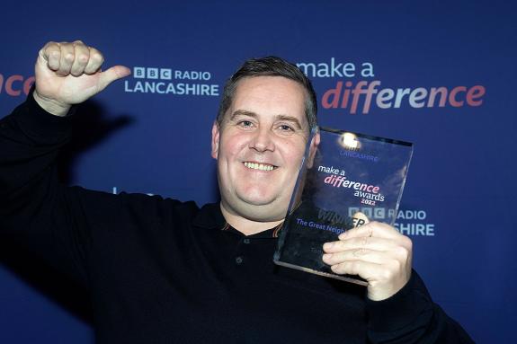 Lancashire Telegraph: The Great Neighbour Award - Tony Bentham Lancashire Telegraph: The Great Neighbour Award - Tony Bentham