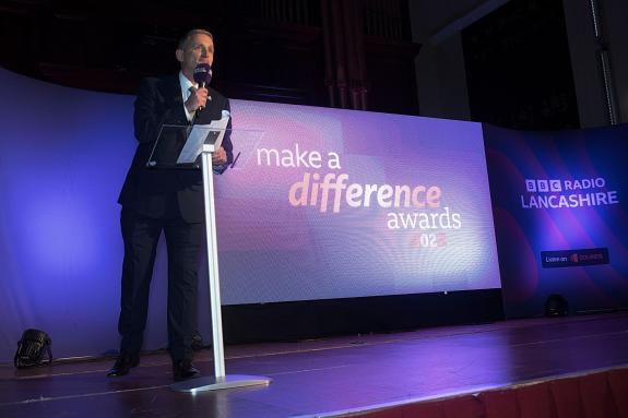 Lancashire Telegraph: BBC Radio Lancashire’s Breakfast show presenter, Graham Liver, hosted the awards. Lancashire Telegraph: BBC Radio Lancashire’s Breakfast show presenter, Graham Liver, hosted the awards.