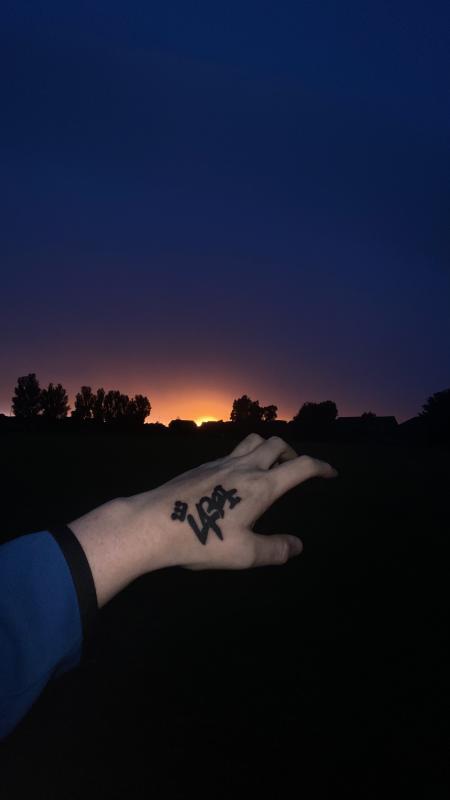 Lancashire Telegraph: The tattoo of The Kid Laroi's signature Lancashire Telegraph: The tattoo of The Kid Laroi's signature