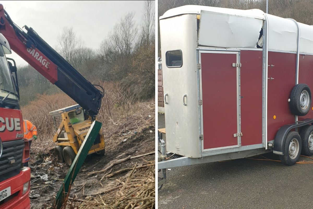 Stolen Darwen farm equipment recovered after police track van - Vimarsana News