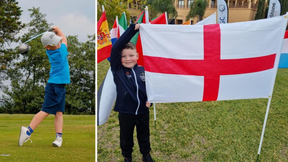 Burnley Boy, de 7 anos, vence o Campeonato do Mundo de Golfe em Portugal