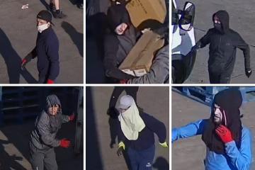 Images released in relation to £90,000 Darwen vape burglary