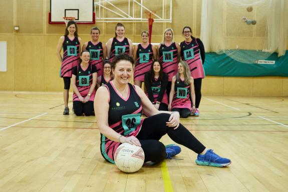 Lancashire Telegraph: Claire Haworth, front, with her team mates in their new kit Lancashire Telegraph: Claire Haworth, front, with her team mates in their new kit