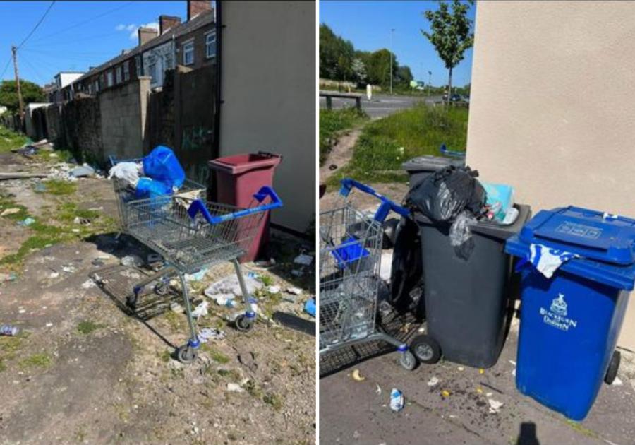 Blackburn couple plagued by flytipping by side of home