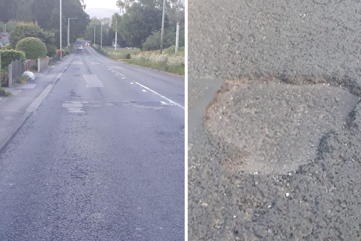 Man fed up of potholes on Whalley Road in Clitheroe - Vimarsana News