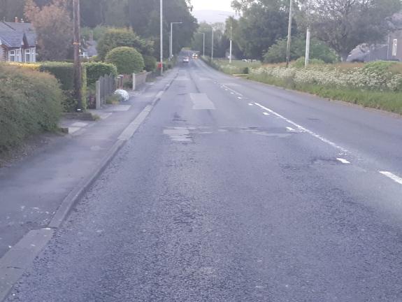 Lancashire Telegraph: A man has complained about the condition of Whalley Road in Clitheroe Lancashire Telegraph: A man has complained about the condition of Whalley Road in Clitheroe