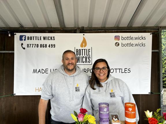 Lancashire Telegraph: Jordan and Carly Young of Bottle Wicks Lancashire Telegraph: Jordan and Carly Young of Bottle Wicks