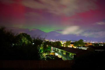 Pictures of northern lights over Blackburn and Lancashire