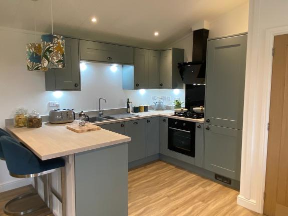 Lancashire Telegraph: Inside show lodge at Ribble Valley View Lancashire Telegraph: Inside show lodge at Ribble Valley View