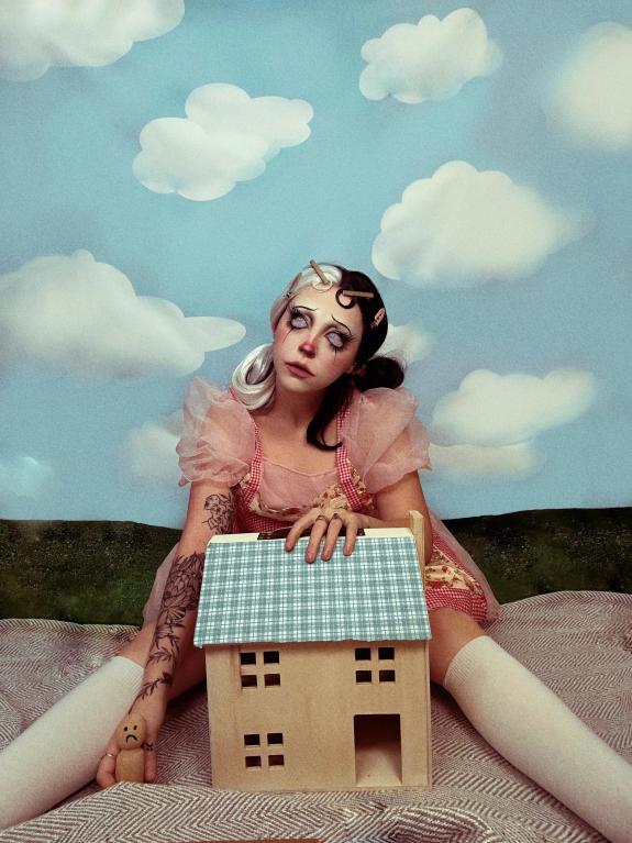 Lancashire Telegraph: Natasha Jane Wood as a creepy doll Lancashire Telegraph: Natasha Jane Wood as a creepy doll