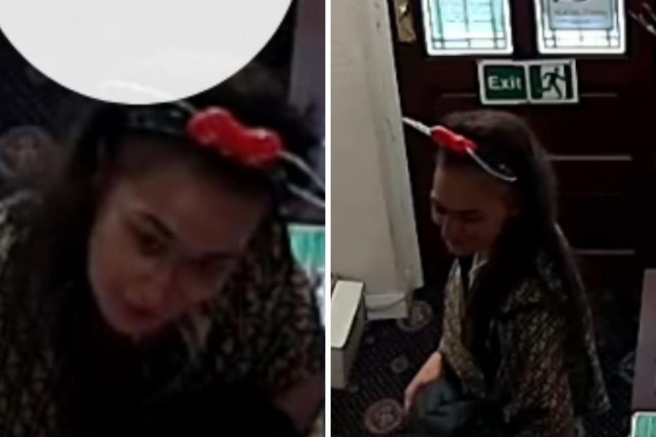CCTV image released following theft at hotel