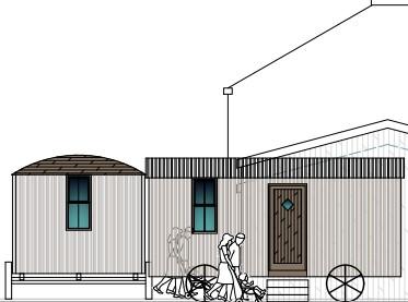 Lancashire Telegraph: The huts will be used as holiday lets and for on-site cooking courses Lancashire Telegraph: The huts will be used as holiday lets and for on-site cooking courses