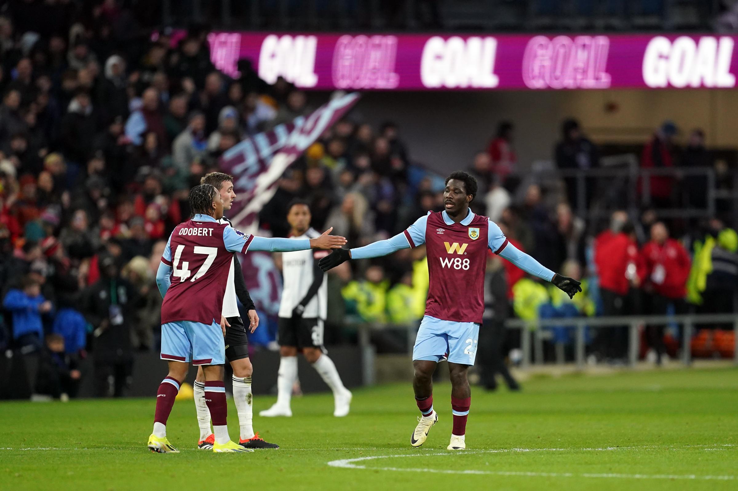 Fofana scores twice as Burnley rescue point against Fulham