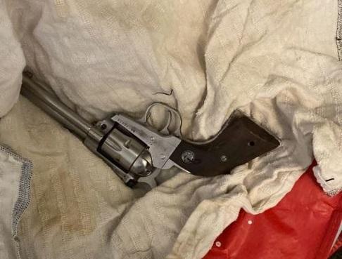 Lancashire Telegraph: A gun recovered by police Lancashire Telegraph: A gun recovered by police