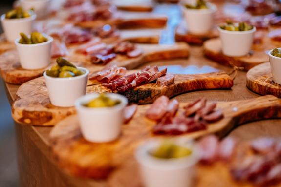 Lancashire Telegraph: As well as championing the best local artisan charcuterie producers, the team are developing their own range of salamis and cured hams. Lancashire Telegraph: As well as championing the best local artisan charcuterie producers, the team are developing their own range of salamis and cured hams.
