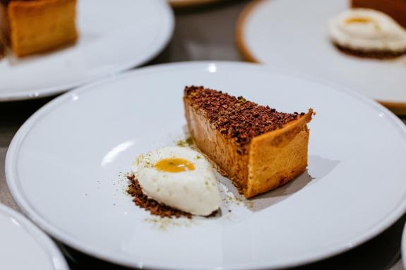 Lancashire Telegraph: Dessert of dreams from the Eight at Gazegill kitchen. Lancashire Telegraph: Dessert of dreams from the Eight at Gazegill kitchen.