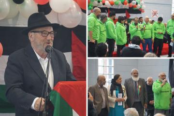 Galloway rolls into town to back Independents at Blackburn rally
