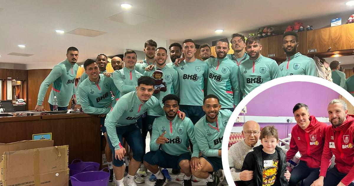 Burnley players make hospice patient's day while filming Sky show - Vimarsana News