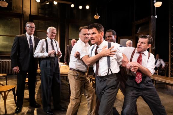 Lancashire Telegraph: Tristan Gemmill in 12 Angry Men (Pictures: Jack Merriman) Lancashire Telegraph: Tristan Gemmill in 12 Angry Men (Pictures: Jack Merriman)