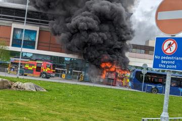 Fire at Blackburn bus station - live updates