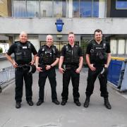 PC Carl Exley, PS Tony Burgess, PS Paul Harrison, PS Craig McCabe are part of the rural crime team