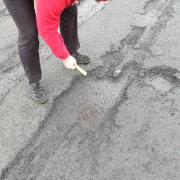 Potholes in Knuzden
