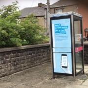 Phone box in Pickup Street in Clayton-le-Moors