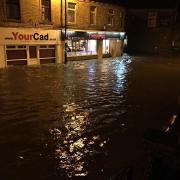FLOODS: Victoria Street Earby.