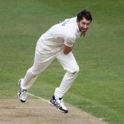 Durham's Graham Onions during the day one of the LV= County Championship Division One match at Edgbaston, Birmingham..