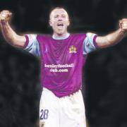 CHEER: Kevin Ball is a legend among Clarets supporters