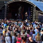 Fans watch Grace Davies perform at Darwen Live 2018