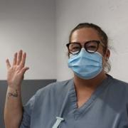 Lucy Ellis, clinical site manager at the Blackburn Cathedral vaccination centre