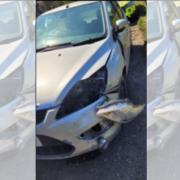 Driver rams two cars while trying to escape from police before being stopped and arrested