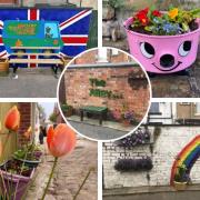 The back alleys in Blackburn have been transformed