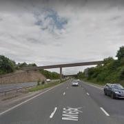 Why were police forced to close the M65 for more than two hours last night?