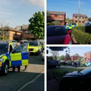 Armed police were called to Tresco Close in Blackburn on Monday evening